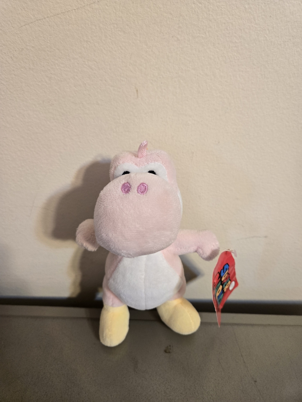 Nintendo Super Mario Pink Yoshi 7.5" Plush Toy